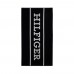 Tommy Hilfiger unisex πετσέτα θαλάσσης σε μπλε σκούρο χρώμα με λευκά γράμματα 180Χ100cm UU0UU00098 DW5